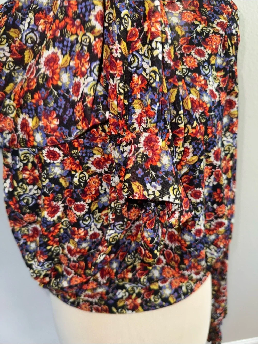 Free People | All Dolled Up Floral Cropped Top size medium